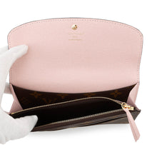 将图像加载到图库查看器中，LOUIS VUITTON Portefeuille Emilie Rose BallerineM61289 Monogram
