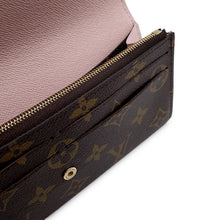 将图像加载到图库查看器中，LOUIS VUITTON Portefeuille Emilie Rose BallerineM61289 Monogram
