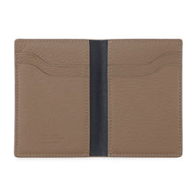 将图像加载到图库查看器中，Loro Piana Extra Bifold Card Holder Warm MasticFAO3071 Leather
