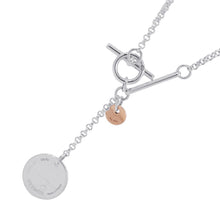 将图像加载到图库查看器中，HERMES Ex Libris Necklace Size PM SV925 K18PG
