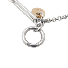 将图像加载到图库查看器中，HERMES Ex Libris Necklace Size PM SV925 K18PG
