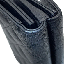 将图像加载到图库查看器中，CHANEL Matelasse CHANEL19/Disneuf Small Flap Wallet BlackAP3711 Caviar Leather
