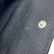 将图像加载到图库查看器中，CHANEL Matelasse CHANEL19/Disneuf Small Flap Wallet BlackAP3711 Caviar Leather

