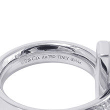 Load image into Gallery viewer, TIFFANY&amp;Co. T One Ring Size Approximately No. 968170036 18K White Gold
