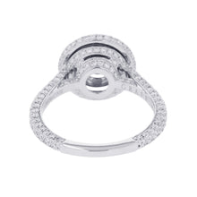 将图像加载到图库查看器中，GRAFF Twin Constellation Round Cut Diamond Ring Size Approximately No. 13 18K White Gold

