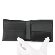 将图像加载到图库查看器中，GUCCI GG Supreme Bifold Wallet Black673000 PVC/Leather
