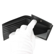 将图像加载到图库查看器中，GUCCI GG Supreme Bifold Wallet Black673000 PVC/Leather
