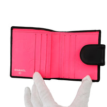 Load image into Gallery viewer, CHANEL Cambon Kiss LockWallet Black/WhiteA26720 Leather
