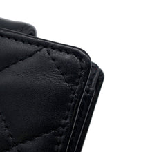 Load image into Gallery viewer, CHANEL Cambon Kiss LockWallet Black/WhiteA26720 Leather
