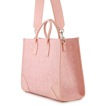 将图像加载到图库查看器中，MCM Munchen Visetos 2-Way Tote PinkMWTCSBO02QZ001 Leather Size Large
