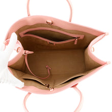 将图像加载到图库查看器中，MCM Munchen Visetos 2-Way Tote PinkMWTCSBO02QZ001 Leather Size Large
