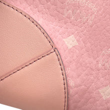 将图像加载到图库查看器中，MCM Munchen Visetos 2-Way Tote PinkMWTCSBO02QZ001 Leather Size Large
