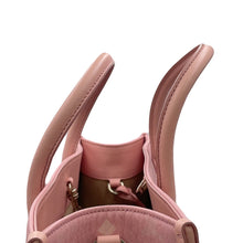 将图像加载到图库查看器中，MCM Munchen Visetos 2-Way Tote PinkMWTCSBO02QZ001 Leather Size Large
