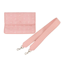 将图像加载到图库查看器中，MCM Munchen Visetos 2-Way Tote PinkMWTCSBO02QZ001 Leather Size Large
