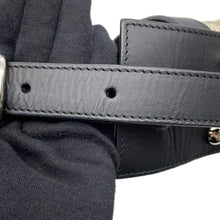 Load image into Gallery viewer, BALENCIAGA one belt Beige/Black410224 Raffia Leather
