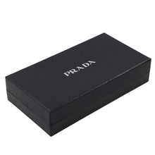 Load image into Gallery viewer, PRADA Zip Around long wallet Black/Orange Nylon/Leather
