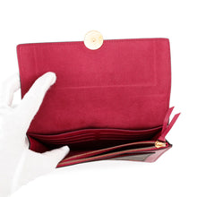 将图像加载到图库查看器中，LOUIS VUITTON Flora Portefeuille Chain Wallet FuchsiaM69578 Monogram/Leather
