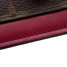 将图像加载到图库查看器中，LOUIS VUITTON Flora Portefeuille Chain Wallet FuchsiaM69578 Monogram/Leather
