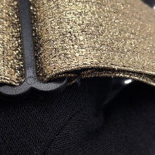 将图像加载到图库查看器中，JIMMY CHOO Sun visor Black/Gold Rubber Plastic
