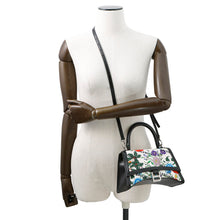Load image into Gallery viewer, GUCCI GUCCI x BALENCIAGA The Hacker Project Flora Hourglass White/Black/Multicolor681697 Canvas Leather Size Small
