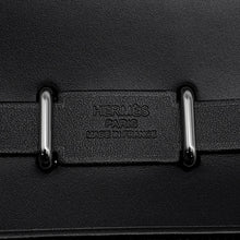 Load image into Gallery viewer, HERMES Herbag zip Black Toile Military Vache Hunter Leather Size Mini
