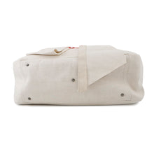 将图像加载到图库查看器中，Valentino Garavani Atelier 02 Bow Edition 2-Way Tote Beige/RedUW0B0H95SVJ Canvas Leather
