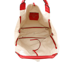 将图像加载到图库查看器中，Valentino Garavani Atelier 02 Bow Edition 2-Way Tote Beige/RedUW0B0H95SVJ Canvas Leather
