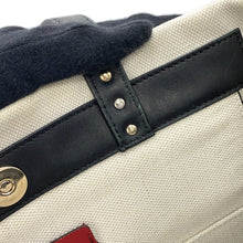 将图像加载到图库查看器中，Valentino Garavani VLTN tote Ivory/BlackTW2B0D21FWB Canvas Leather
