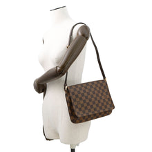 Load image into Gallery viewer, LOUIS VUITTON Musette Tango Short RedN51255 Damier Ebene Canvas
