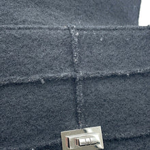 将图像加载到图库查看器中，CHANEL 2.55 Chocolate Bar ChainShoulder BlackA37590 Felt
