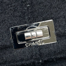 将图像加载到图库查看器中，CHANEL 2.55 Chocolate Bar ChainShoulder BlackA37590 Felt
