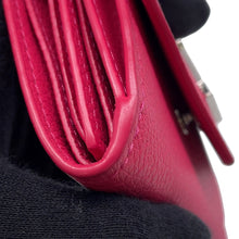将图像加载到图库查看器中，LOUIS VUITTON Portefeuille Lockmini Hot pinkM67858 Calf Leather
