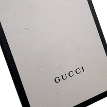 将图像加载到图库查看器中，GUCCI Double G Cherie Line Compact Wallet Black523155 Suede/Canvas/Patent Leather
