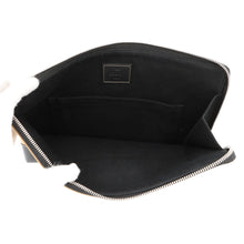 Load image into Gallery viewer, Berluti Nino Clutch Bag Brown/Black Canvas Leather Size GM
