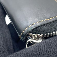 Load image into Gallery viewer, Berluti Nino Clutch Bag Brown/Black Canvas Leather Size GM
