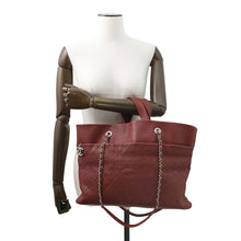 将图像加载到图库查看器中，CHANEL Matelasse 2WAY ChainTote Bag RedA90485 Caviar Leather
