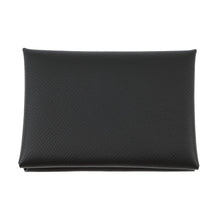 将图像加载到图库查看器中，HERMES Calvi Duo Black Epsom
