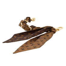 将图像加载到图库查看器中，LOUIS VUITTON Bag Charm Chain Fleur BrownM01354 Metal Silk100%
