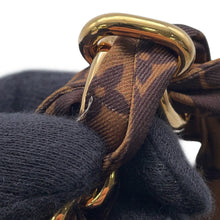 将图像加载到图库查看器中，LOUIS VUITTON Bag Charm Chain Fleur BrownM01354 Metal Silk100%
