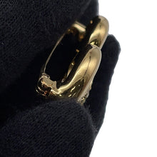 Load image into Gallery viewer, CHANEL CC Logo Heart Brooch GoldABA093 Metal Rhinestone
