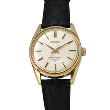 将图像加载到图库查看器中，SEIKO Lord Marvel 3600 W34mm Gold Plated Leather Silver Dial5740-8000
