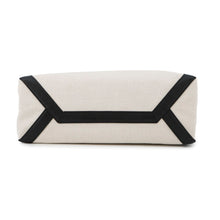 将图像加载到图库查看器中，Valentino Garavani VLTN Lock Studded 2-Way Bag Ivory/BlackZW2B0H19FWB Canvas Leather
