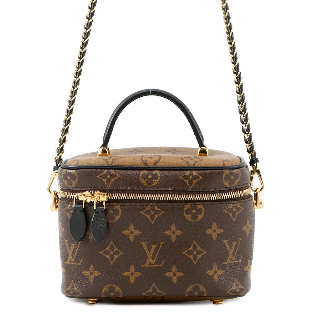 LOUIS VUITTON ★Vanity NV NoirM45165 Monogram Monogram Reverse Canvas Size PM