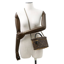 将图像加载到图库查看器中，LOUIS VUITTON Vanity NV NoirM45165 Monogram Monogram Reverse Canvas Size PM
