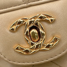将图像加载到图库查看器中，CHANEL Matelasse Tassel Chain Shoulder Beige Lambskin
