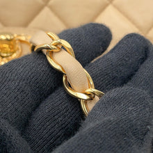将图像加载到图库查看器中，CHANEL Matelasse Tassel Chain Shoulder Beige Lambskin
