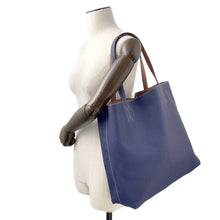 Load image into Gallery viewer, HERMES Double sense Blue Nuit/Gold Taurillon Clemence Size 45
