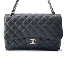 Load image into Gallery viewer, CHANEL Matelasse W flap ChainShoulder BlackA58600 Caviar Leather Size 30
