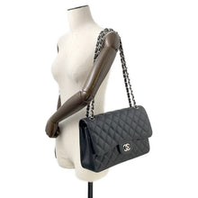 Load image into Gallery viewer, CHANEL Matelasse W flap ChainShoulder BlackA58600 Caviar Leather Size 30

