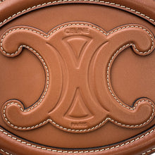 Load image into Gallery viewer, CELINE Oval Purse Cuir Triomphe Shoulder Bag Tan10l703DPQ.04LU Leather
